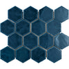 See Marazzi - Artistic Reflections™ 3 in. Hexagon Mosaic - Twilight Glossy