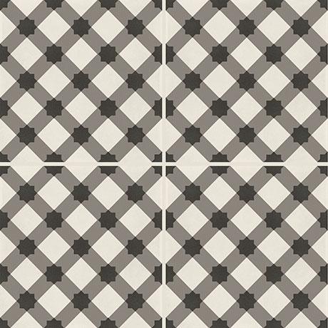 Marazzi - D_Segni™ Plaid - Porcelain Deco Tile - Chalk/Mud