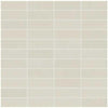 See Marazzi - Modern Oasis 1 in. x 3 in. Stacked Mosaic - Soft Cloud