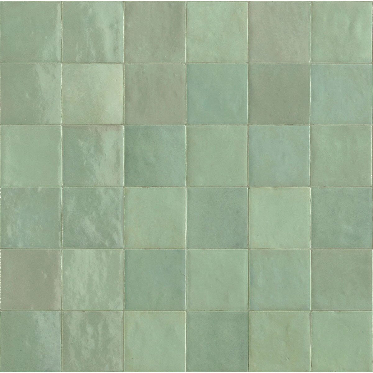 Marazzi - Zellige Neo 4 in. x 4 in. Glazed Ceramic Wall Tile - Turchese
