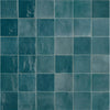 See Marazzi - Zellige Neo 4 in. x 4 in. Glazed Ceramic Wall Tile - Petrolio