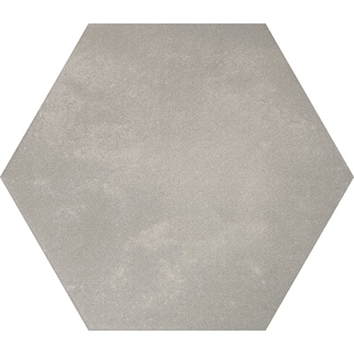 Bestile - Meraki 7.7 in. x 8.9 in. Hexagon Porcelain Tile - Base Gris