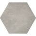 Bestile - Meraki 7.7 in. x 8.9 in. Hexagon Porcelain Tile - Base Gris