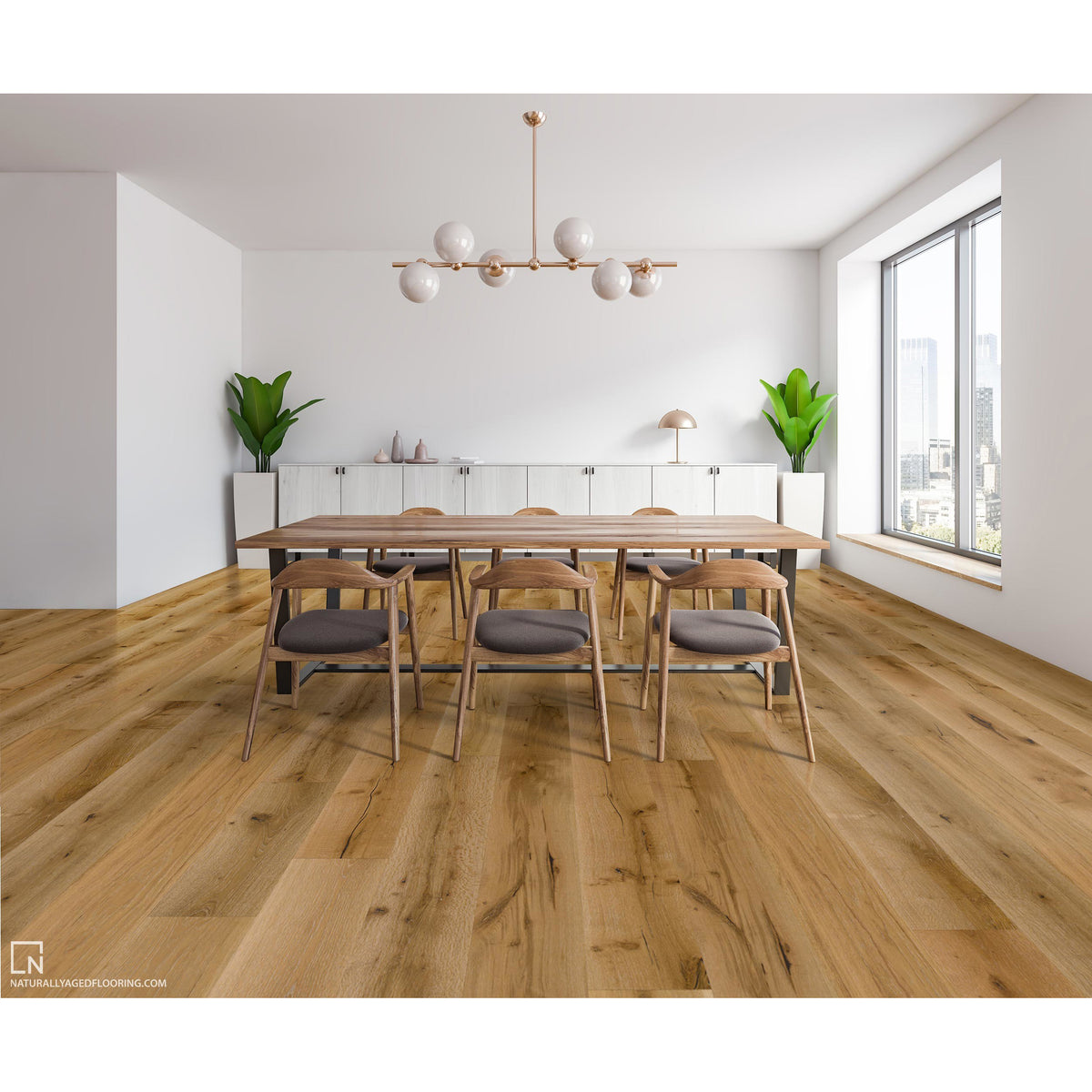 Naturally Aged Flooring - Pinnacle Collection - Aphelion Room Scene