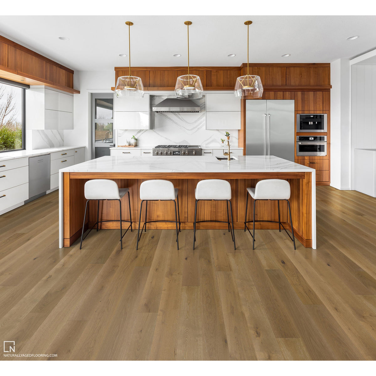 Naturally Aged Flooring - Pinnacle Collection - Crescendo Room Scene