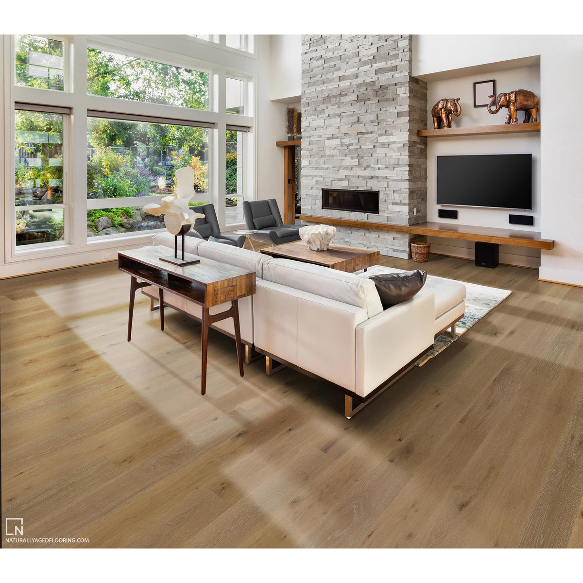 Naturally Aged Flooring - Pinnacle Collection - Crown Room scene