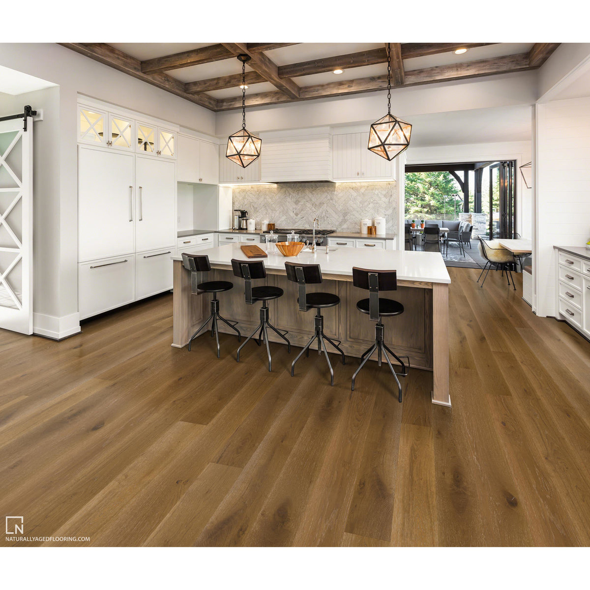 Naturally Aged Flooring - Pinnacle Collection - Meridian Room Scene