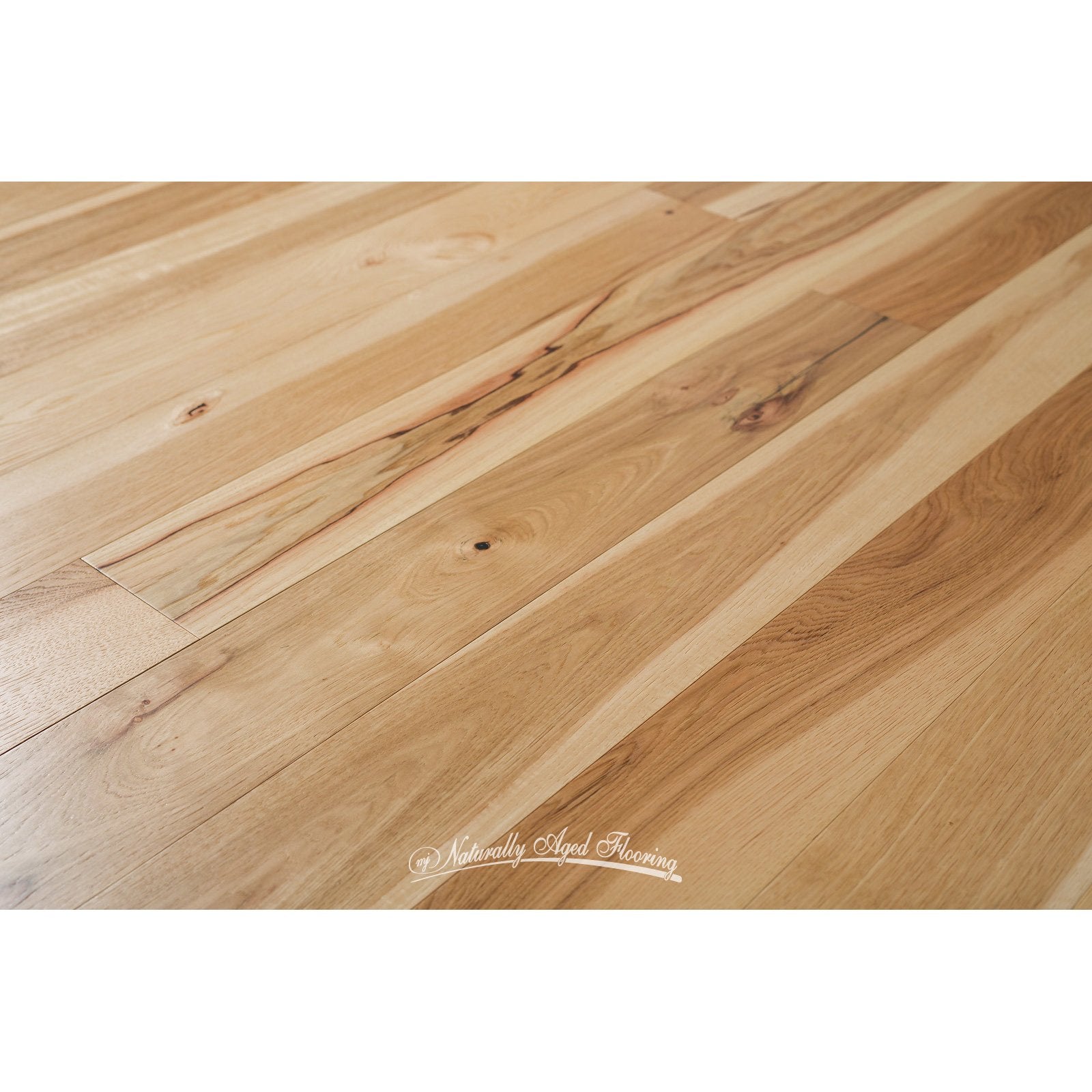 Naturally Aged Flooring - Royal Collection- Wire Brushed Hickory Engineered Hardwood - Grove
