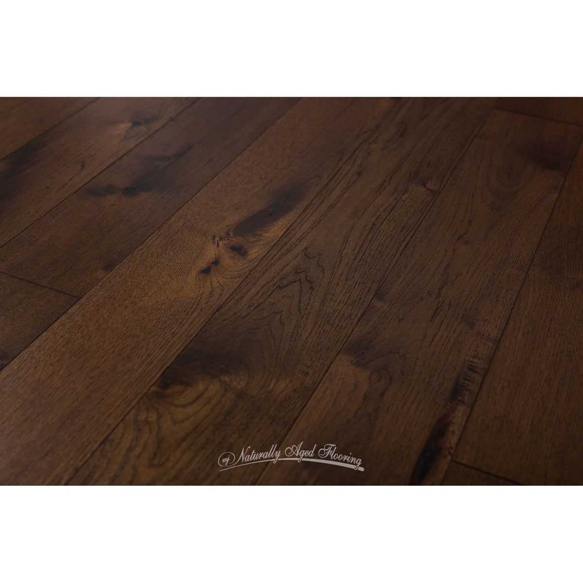 Naturally Aged Flooring - Royal Collection- Wire Brushed Hickory Engineered Hardwood - Countryside