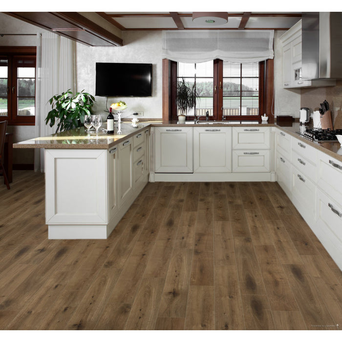 Novocore Q - Merengue - 7 in. x 48.6 in Luxury Vinyl - Caliente - Room Scene