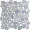 See Tesoro - Ocean Stones Collection - Coin Pebble Mosaic - Swirl Grey