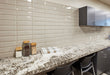 Arizona Tile - Paloma 4" x 16" Wall Tile - Pumice Bevel Glossy Room Scene