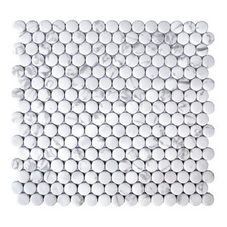 Happy Floors - Endura Collection - Penny Round - Arabescato