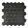See Happy Floors - Endura Collection - Hexagon Mosaic - Sahara Noir