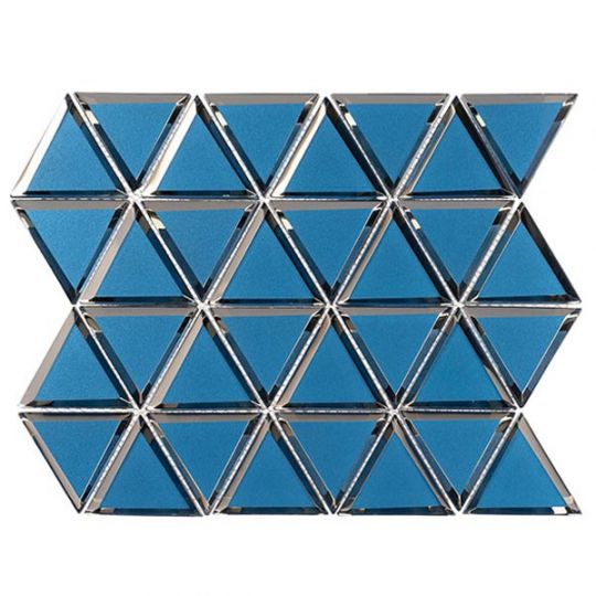 Bellagio - Pinwheel Collection - Triangle Mosaic - Pompeii Blue