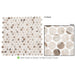 Bellagio - Pixels Penny Round - Speckled Taupe Close View