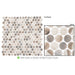 Bellagio - Pixels Penny Round - Dotted Blend Close View