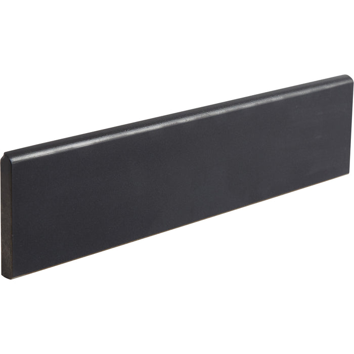 Arizona Tile - Paros Series 3" x 12" Rectified Color Body Porcelain Bullnose - Black