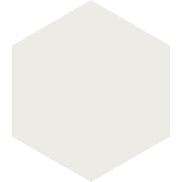 Arizona Tile - Paros Series 8.5" x 10" Rectified Color Body Porcelain Hexagon Tile - White