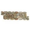 See Maniscalco - Botany Bay Pebbles - Sliced Border - Olive