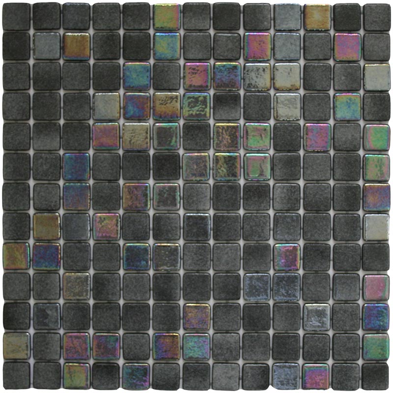 Maniscalco - Reflections Series - 1" x 1" Glass Squares Mosaic - Deep Sea