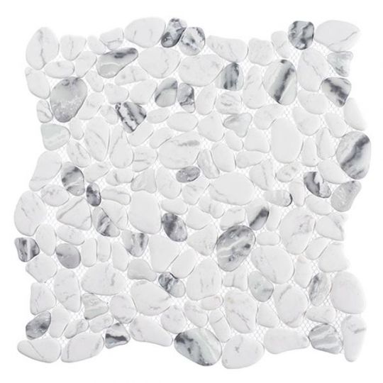 Bellagio - Riverbed Collection - Pebble Mosaic - Pebbly Shore — Floorzz