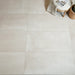 Arizona Tile - Reside USA Series - 24" x 48" Rectified Porcelain Tile - Beige floor installation
