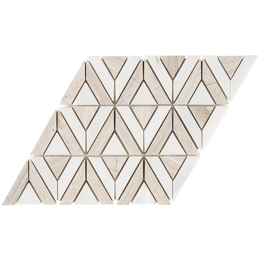 Soho Studio - Avant Garde 7 x 8 Marble Mosaic - Triangle Asian Statu -  Floorzz