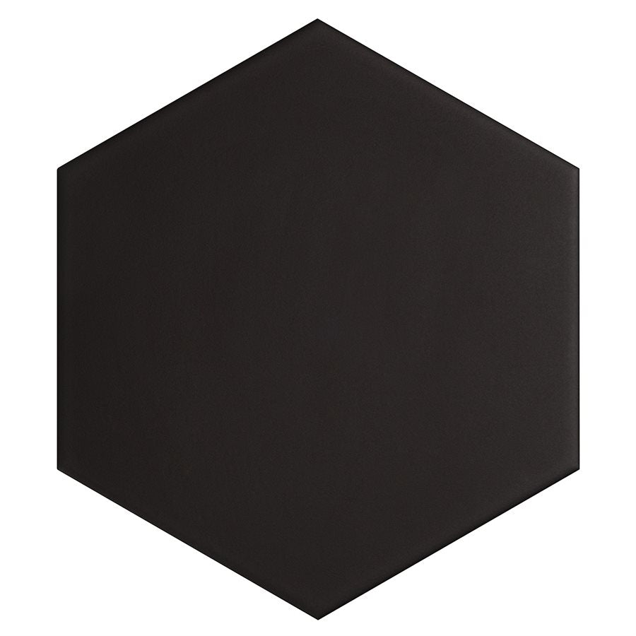 Soho Studio - Classic Hex 10" Porcelain Hex Tile - Black