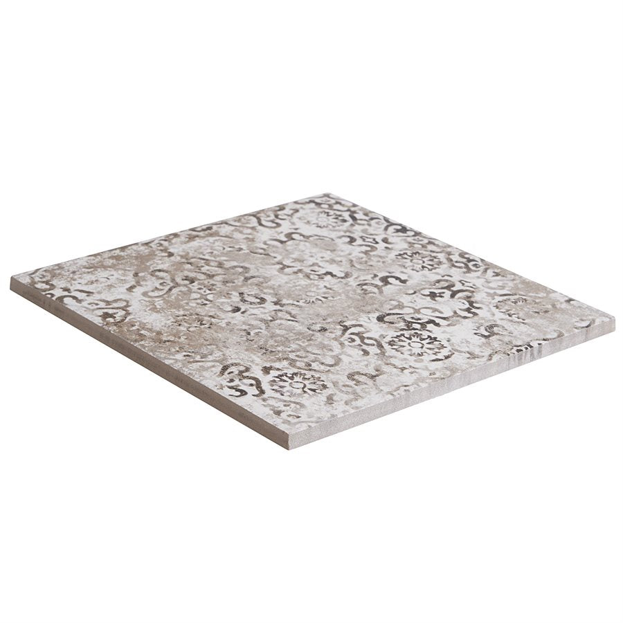 Soho Studio - Tapestry 8" x 8" Porcelain Tile - Nera