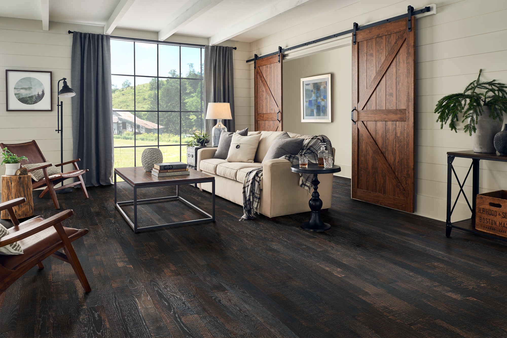 Bruce - Barnwood Living Collection - 3 1/4 in. Hickory Hardwood - Jefferson