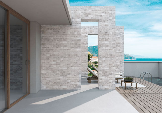 Maniscalco - South Loop Series - Brick Porcelain Mosaic - Cinder