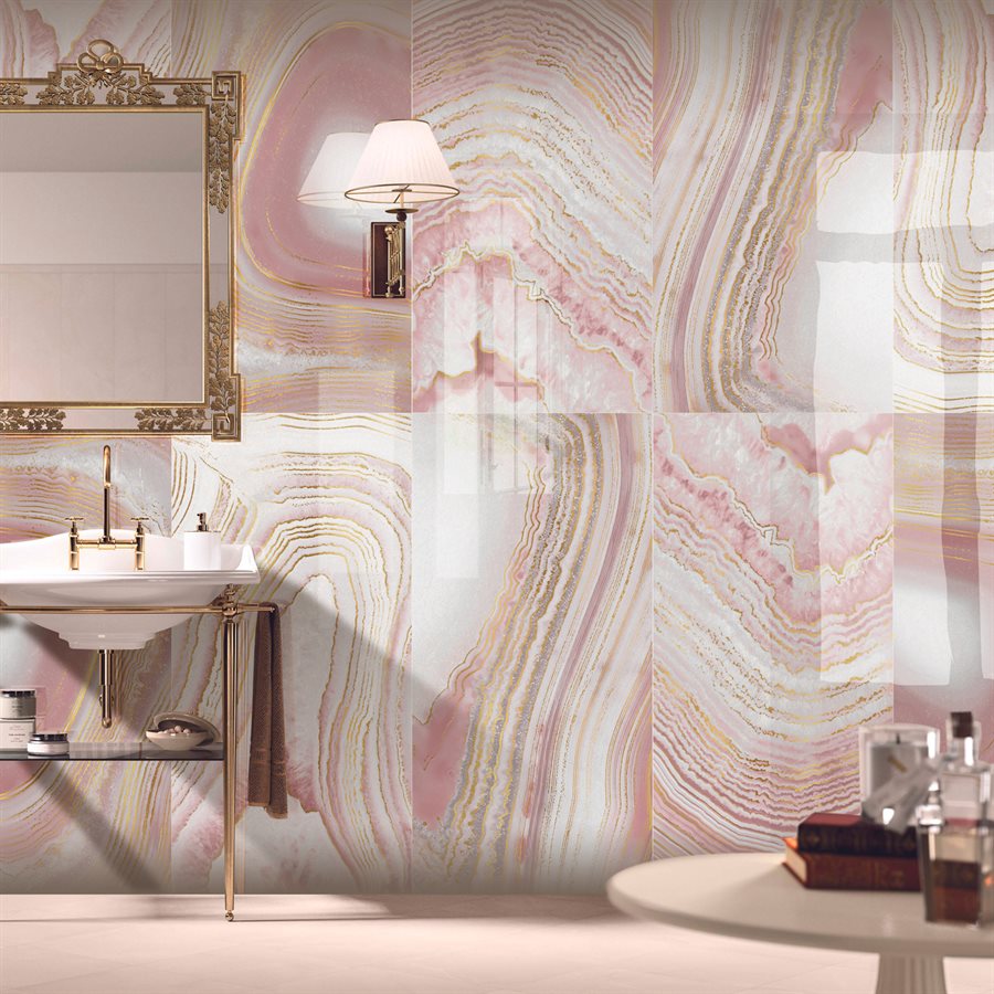 Soho Studio - Deco Agate 24" x 48" Porcelain Tile - HimalayaSoho Studio - Deco Agate 24" x 48" Porcelain Tile - Himalaya