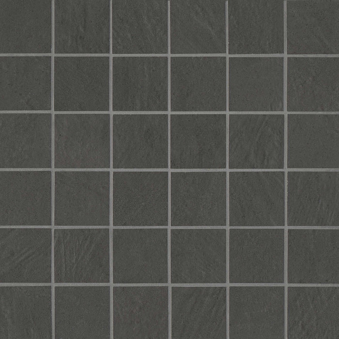 Bedrosians - Simply Modern - 2" x 2" Color body Porcelain Mosaic - Black