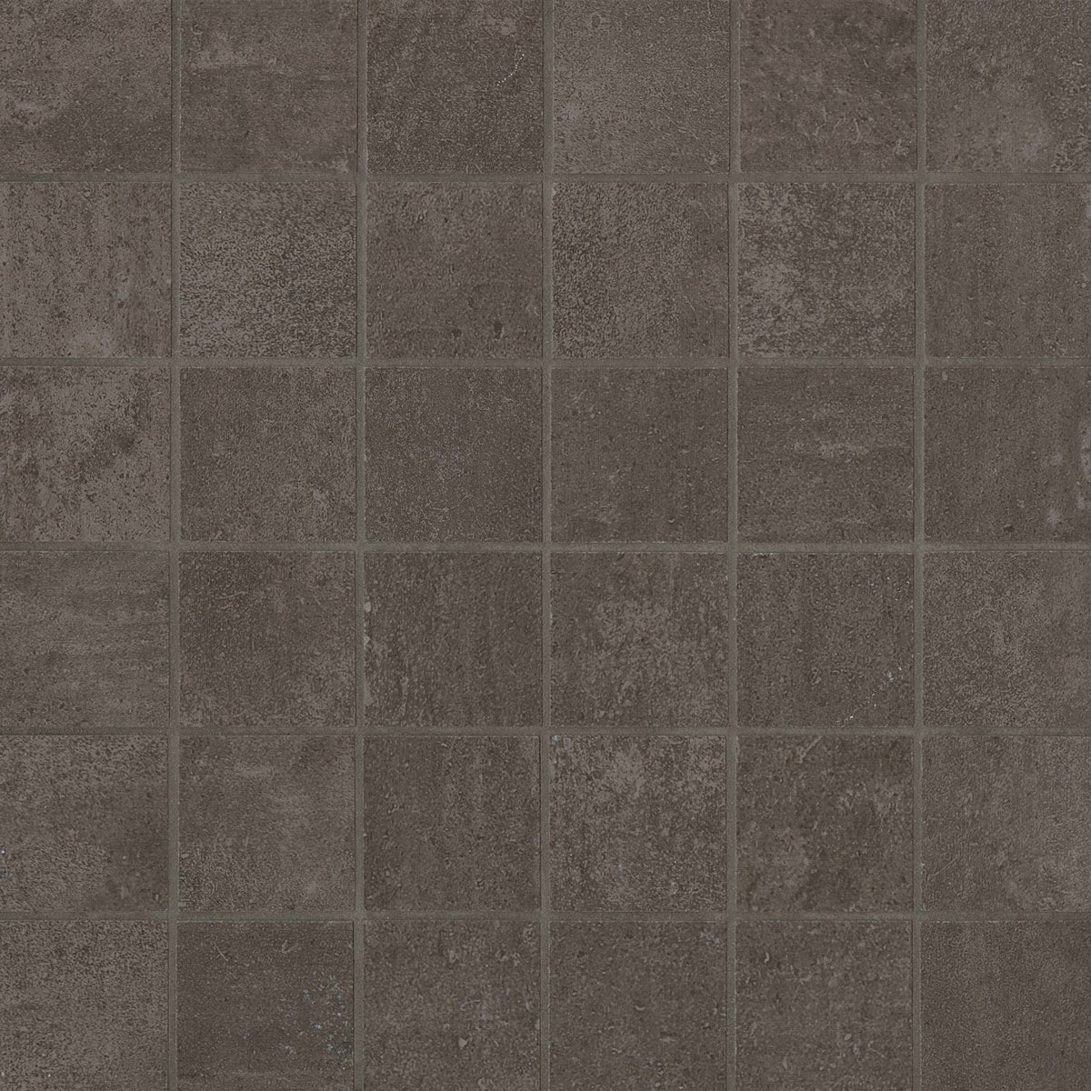 Bedrosians - Simply Modern - 2&quot; x 2&quot; Color body Porcelain Mosaic - Coffee