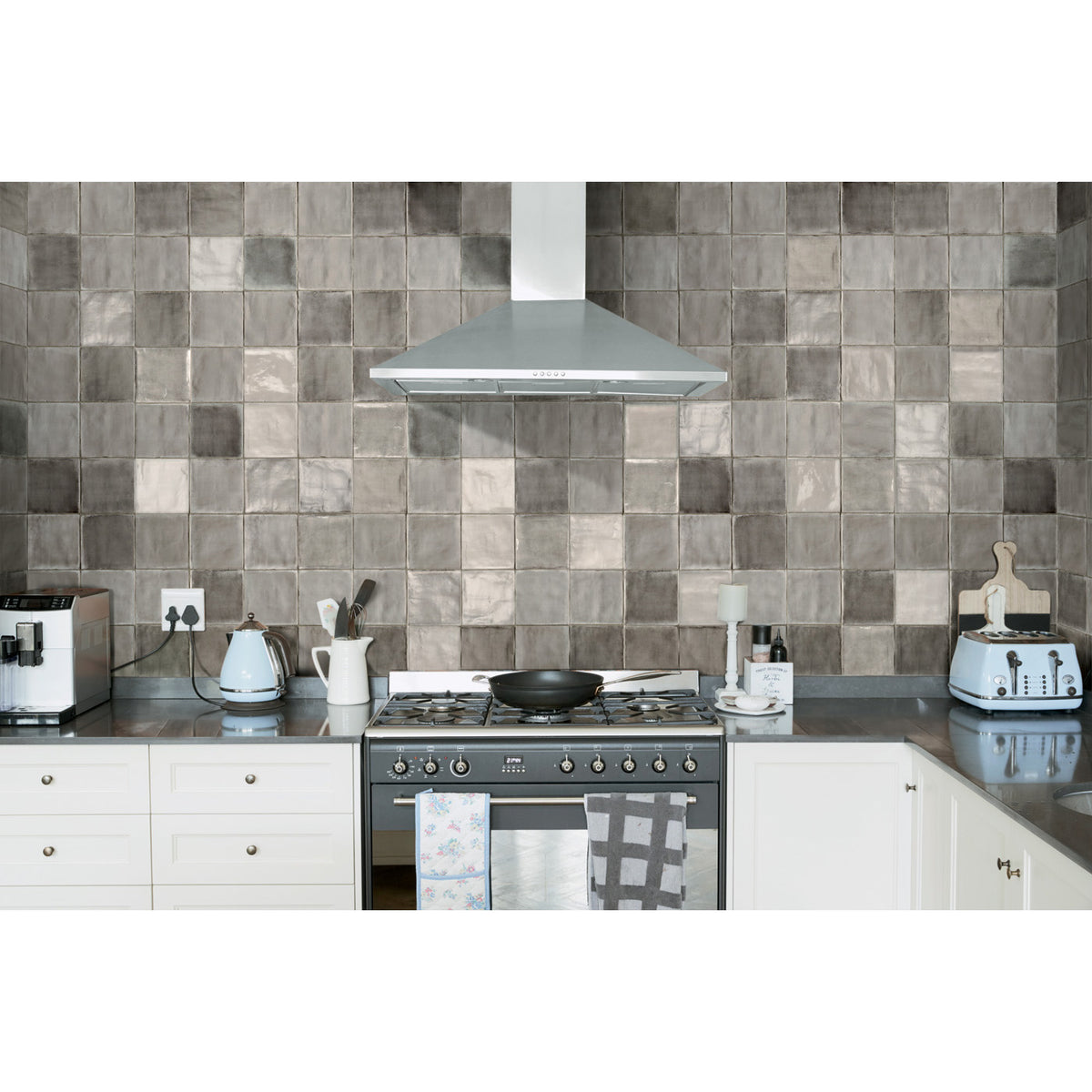 Sartoria - T Square Collection - 6 in. x 6 in. Wall Tile - Cozy Nest Installed