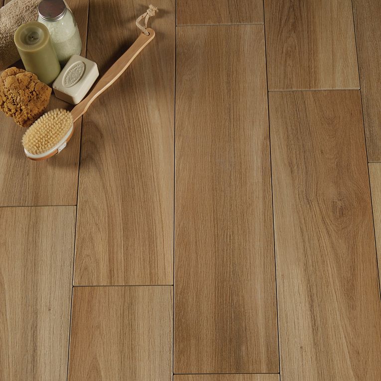 Arizona Tile - Sav Wood Series - 8" x 32" Glazed Porcelain Tile - Miel ...