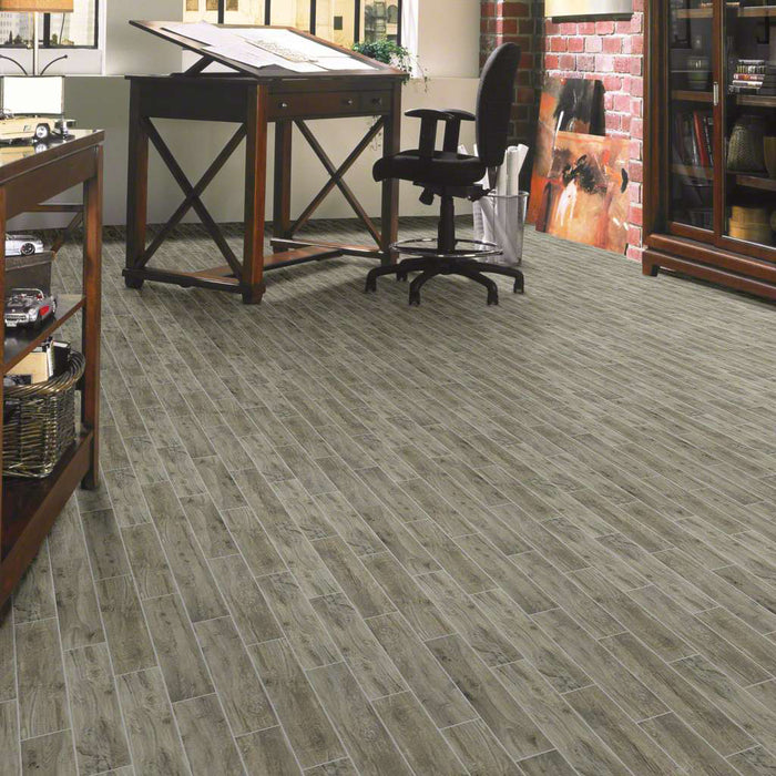 Shaw Floors SavannahWood Plank Tile - Silver Lifestyle