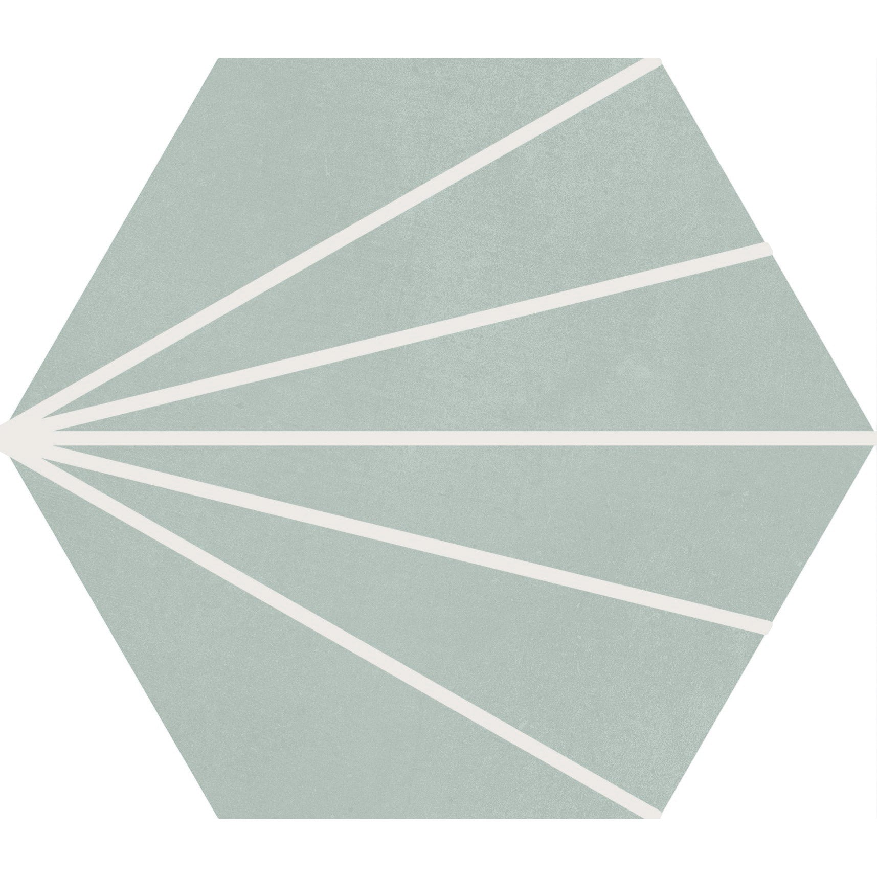 Soci Tile - Aura Decor Hexagon 9" x 10" Porcelain Tile - Peridot
