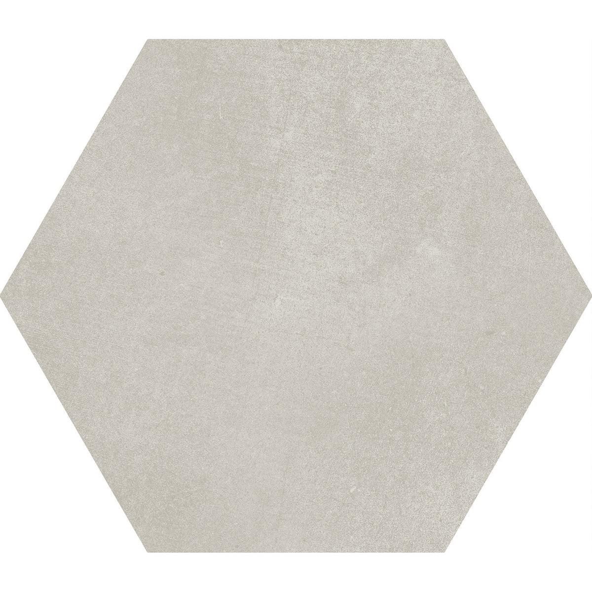 Soci Tile - Aura Hexagon 9&quot; x 10&quot; Porcelain Tile - Gray