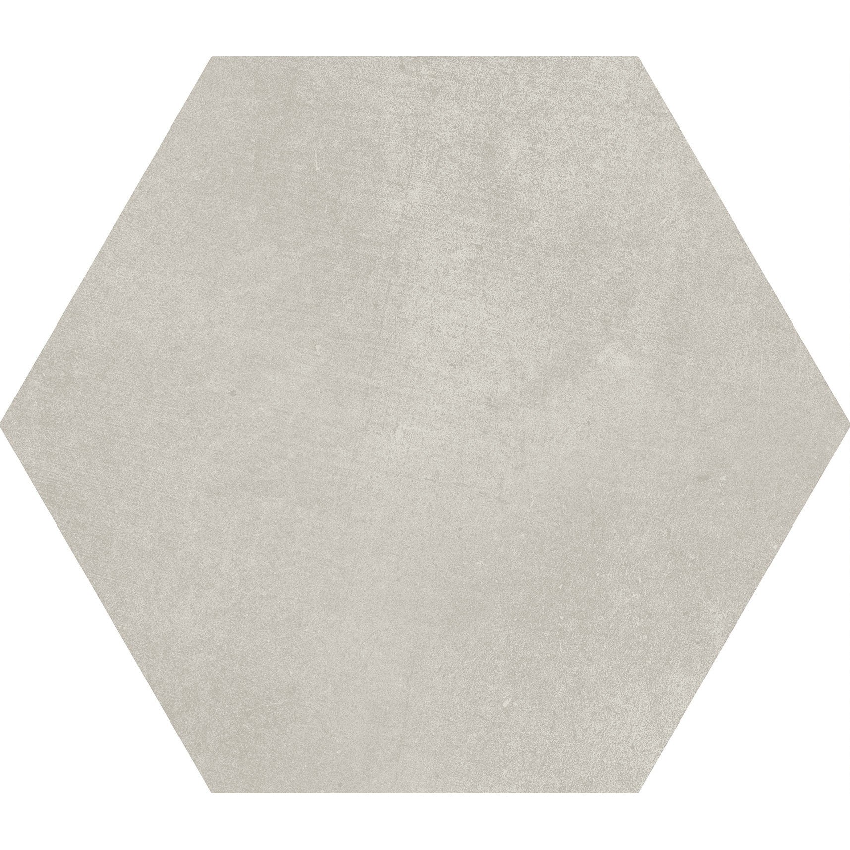 Soci Tile - Aura Hexagon 9" x 10" Porcelain Tile - Gray