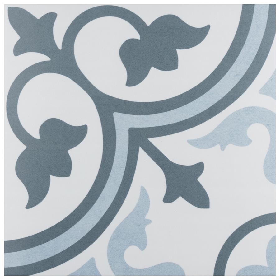 SomerTile - Amberes 12 in. x 12 in. Ceramic Tile - Azul