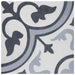 SomerTile - Amberes 13 in. x 13 in. Ceramic Tile - Azul II