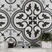SomerTile - Amberes 13 in. x 13 in. Ceramic Tile - Classic II Room Scene