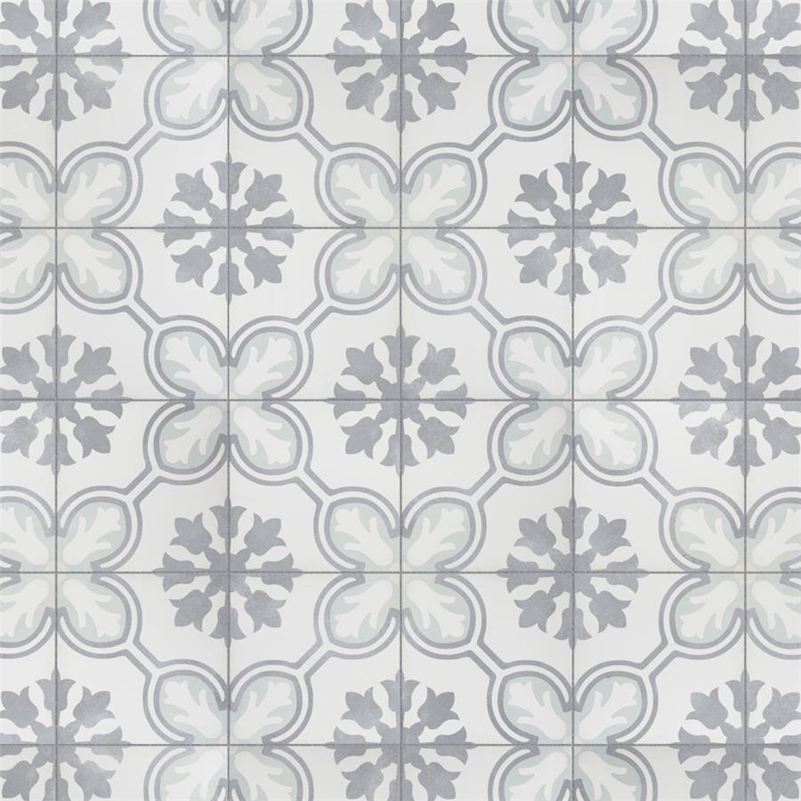 SomerTile - Amberley Porcelain Tile - Orchid Mint Variation