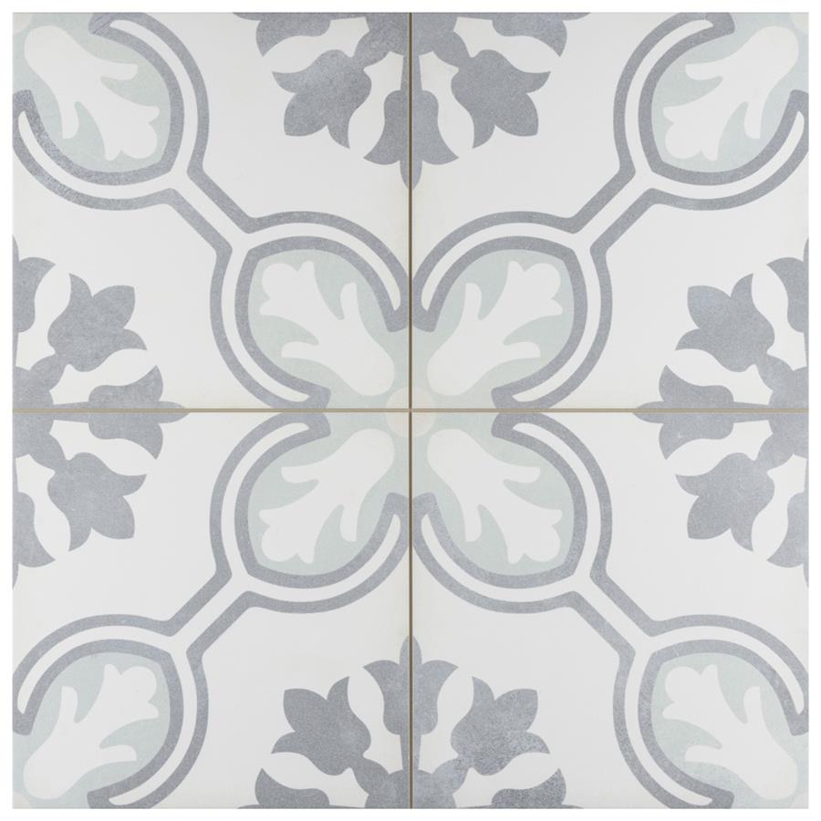 SomerTile - Amberley Porcelain Tile - Orchid Mint