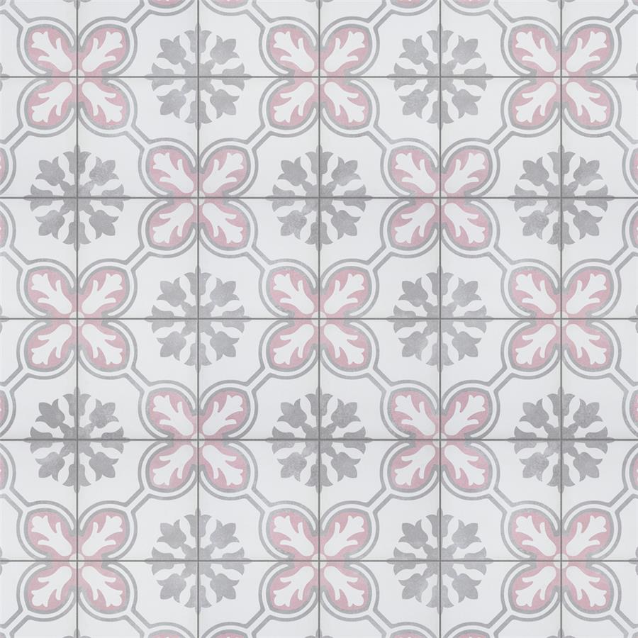 SomerTile - Amberley Porcelain Tile - Orchid Pink Variation