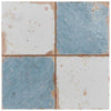 See SomerTile - Artisan Ceramic Tile - Damero Azul