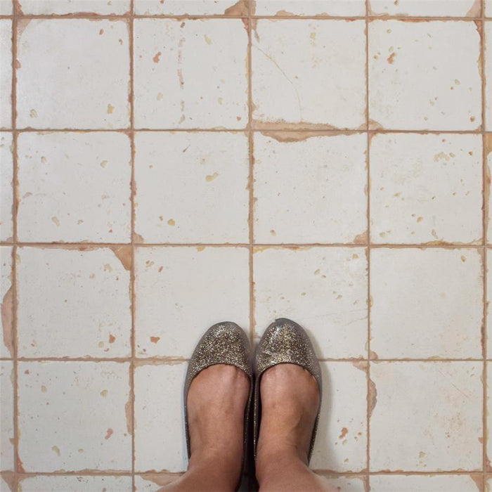 SomerTile - Artisan Ceramic Tile - Bianco Floor Install