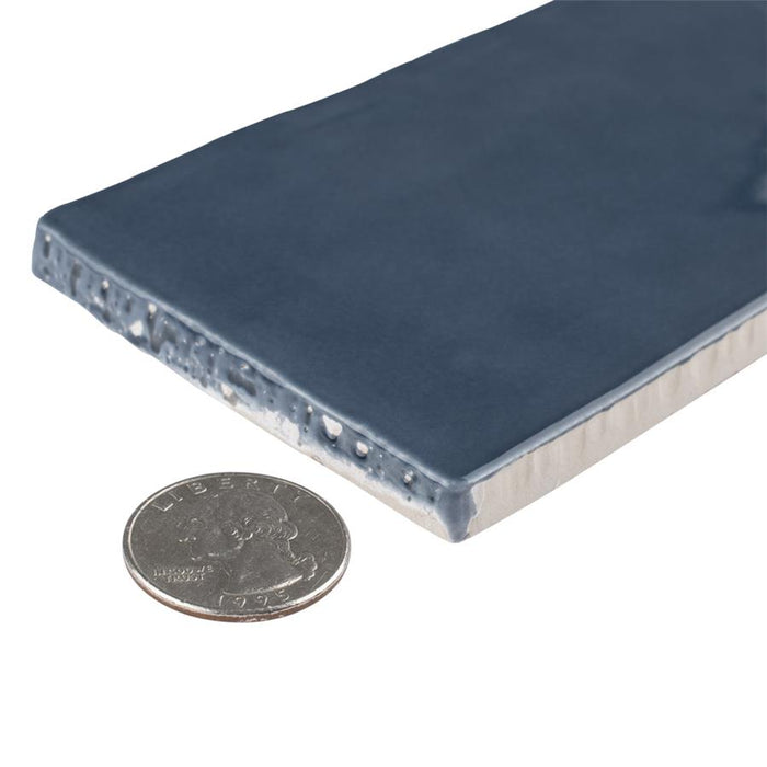 SomerTile – Castillo 3” x 6” Wall Tile – Castillo Denim Thickness